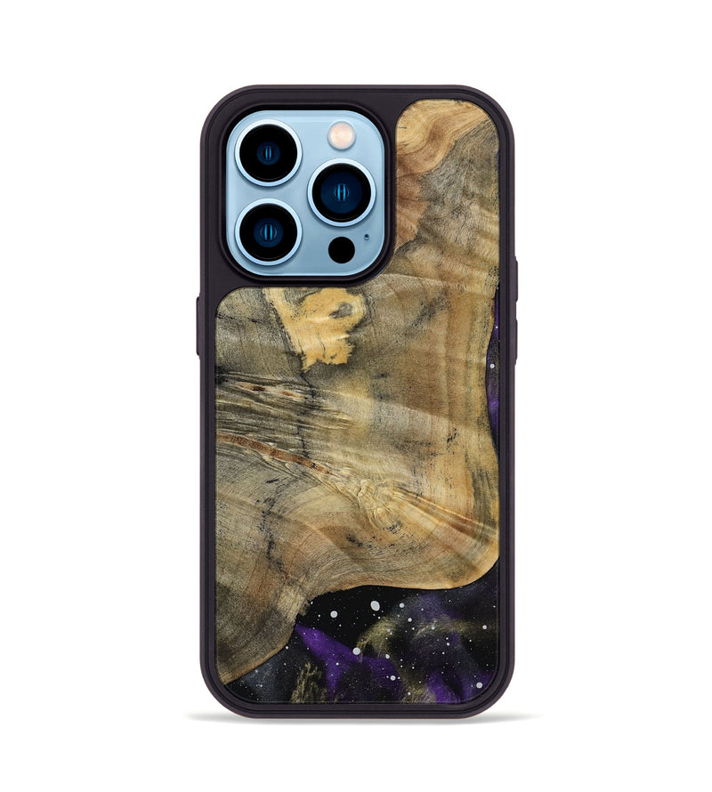 iPhone 14 Pro Wood Phone Case - Spenser (Cosmos, 800564)