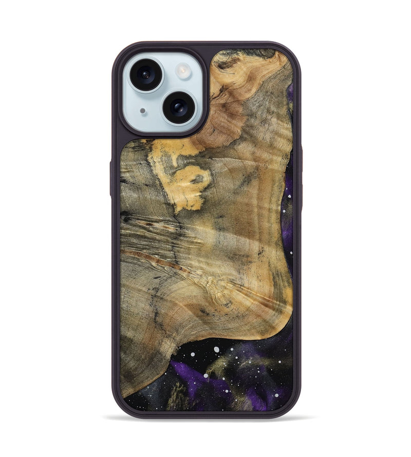 iPhone 15 Wood Phone Case - Spenser (Cosmos, 800564)