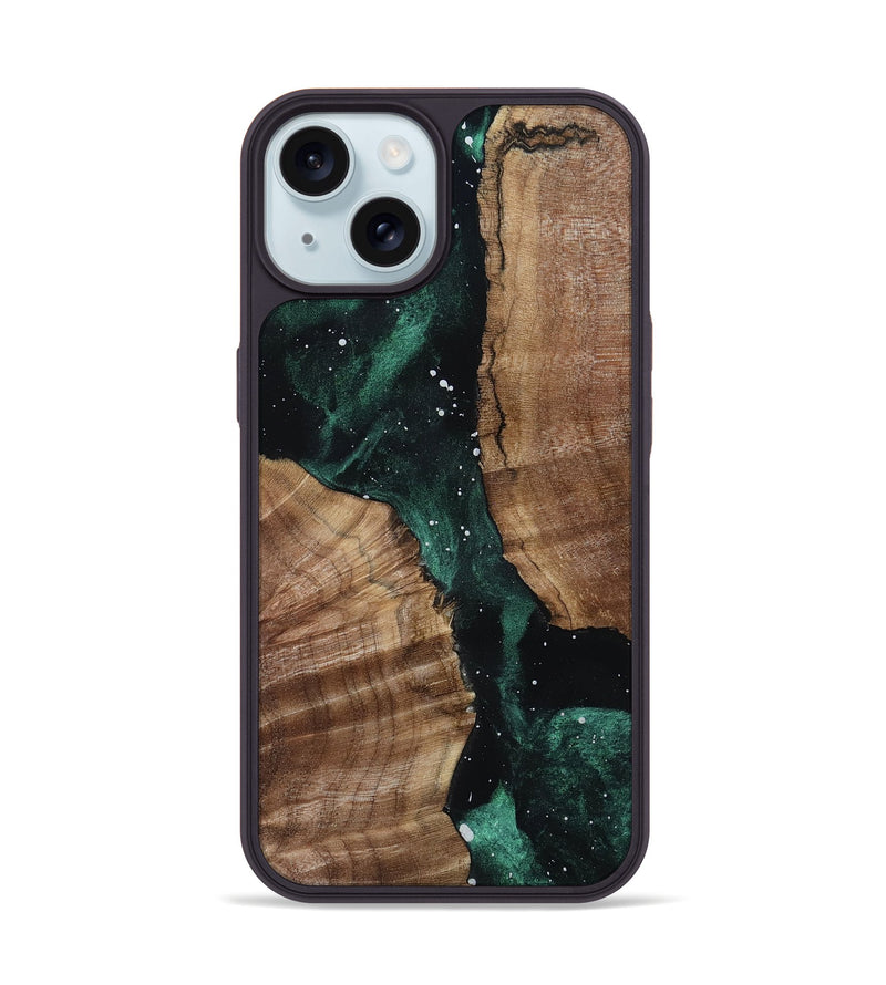 iPhone 15 Wood Phone Case - Rikki (Cosmos, 800585)