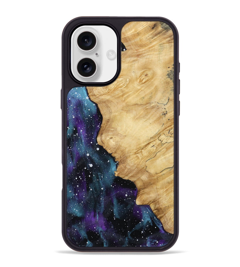 iPhone 16 Plus Wood Phone Case - Sasha (Cosmos, 800596)
