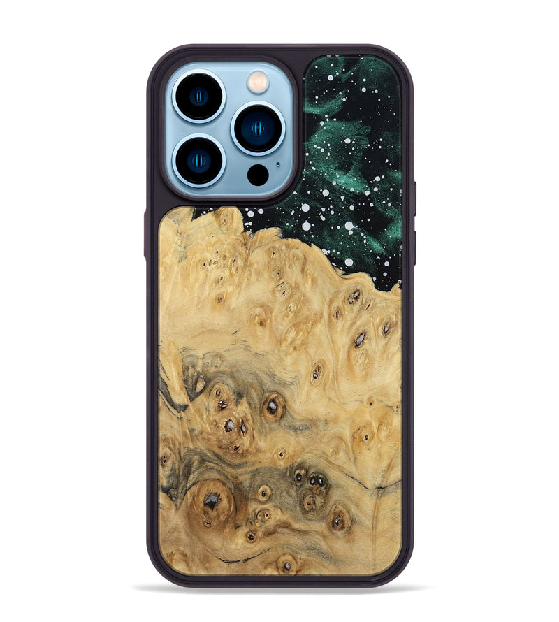 iPhone 14 Pro Max Wood Phone Case - Jayda (Cosmos, 800601)