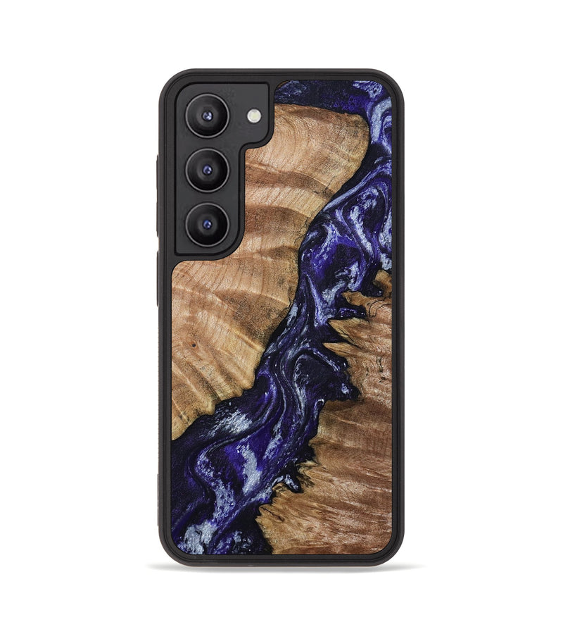 Galaxy S23 Wood Phone Case - Taytum (Purple, 800603)