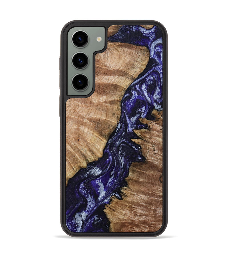 Galaxy S23 Plus Wood Phone Case - Taytum (Purple, 800603)