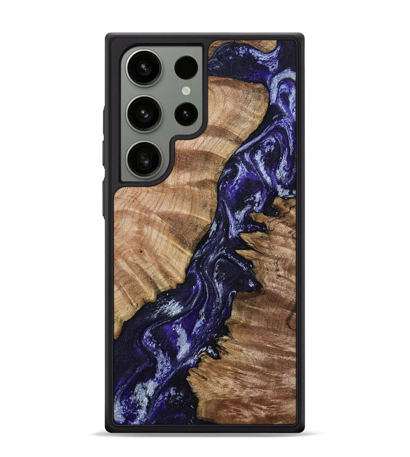 Galaxy S24 Ultra Wood Phone Case - Taytum (Purple, 800603)