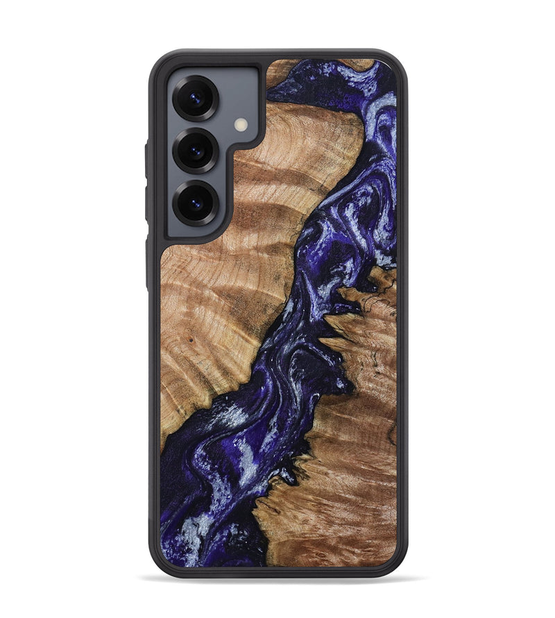 Galaxy S25 Plus Wood Phone Case - Taytum (Purple, 800603)