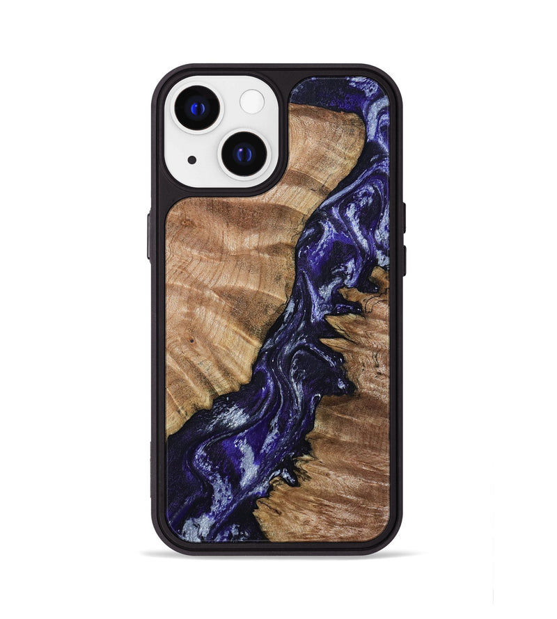iPhone 13 Wood Phone Case - Taytum (Purple, 800603)