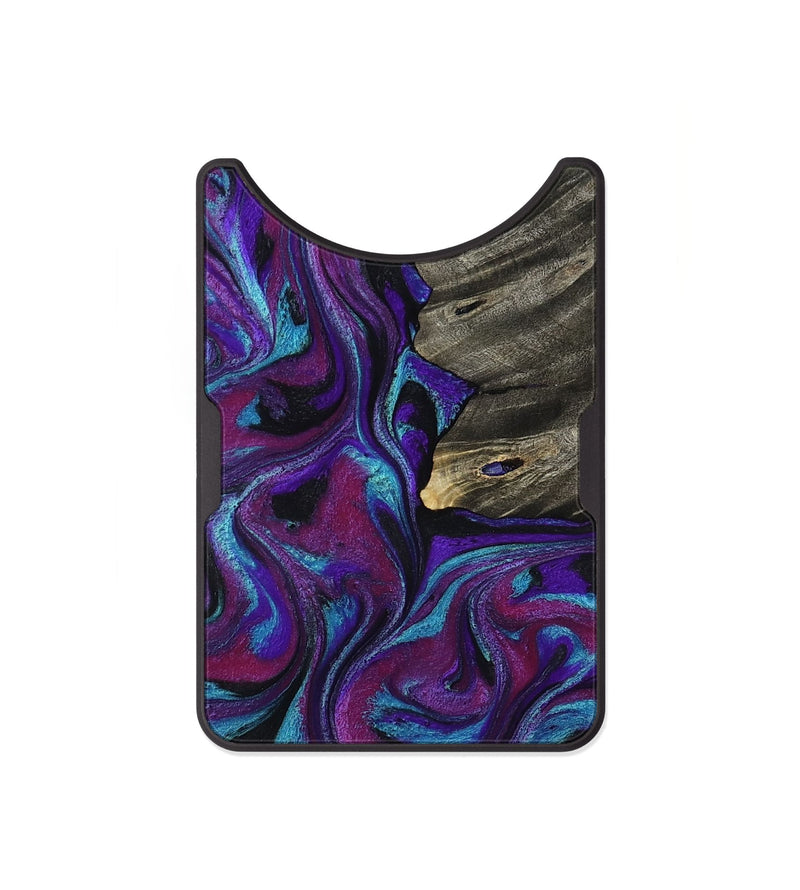 Alloy Wood Wallet - Alva (Purple, 800604)