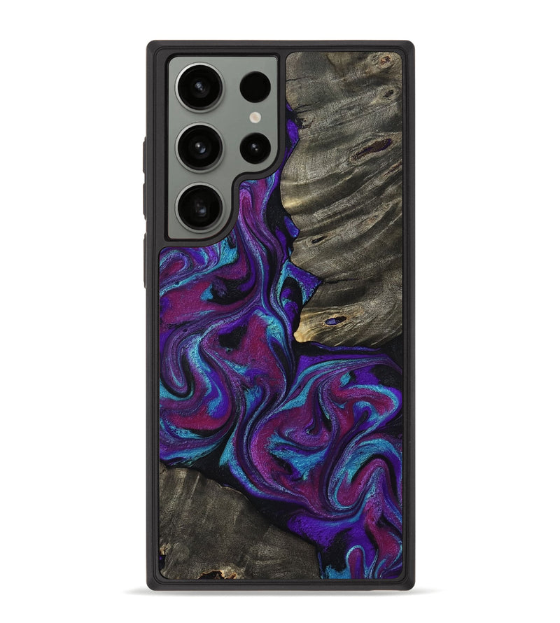 Galaxy S23 Ultra Wood Phone Case - Alva (Purple, 800604)