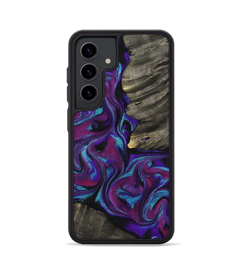 Galaxy S24 Wood Phone Case - Alva (Purple, 800604)