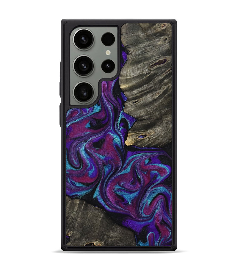 Galaxy S24 Ultra Wood Phone Case - Alva (Purple, 800604)