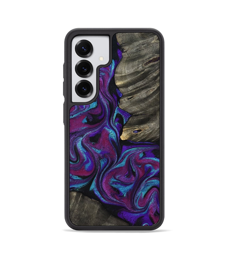 Galaxy S25 Wood Phone Case - Alva (Purple, 800604)