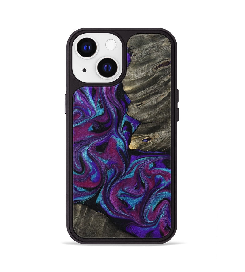 iPhone 13 Wood Phone Case - Alva (Purple, 800604)