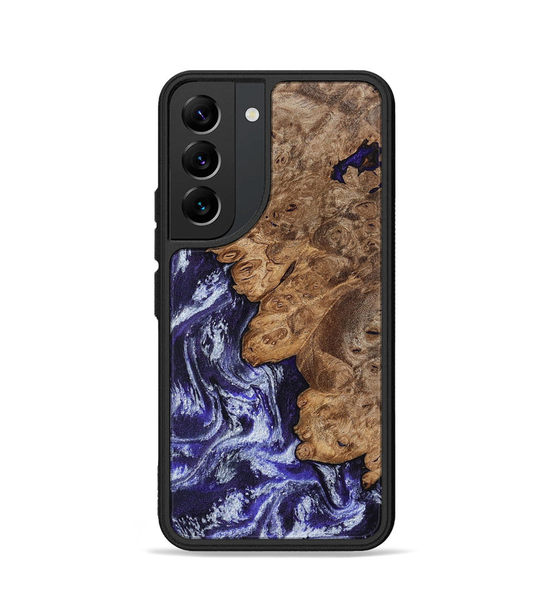 Galaxy S22 Wood Phone Case - Duke (Purple, 800605)