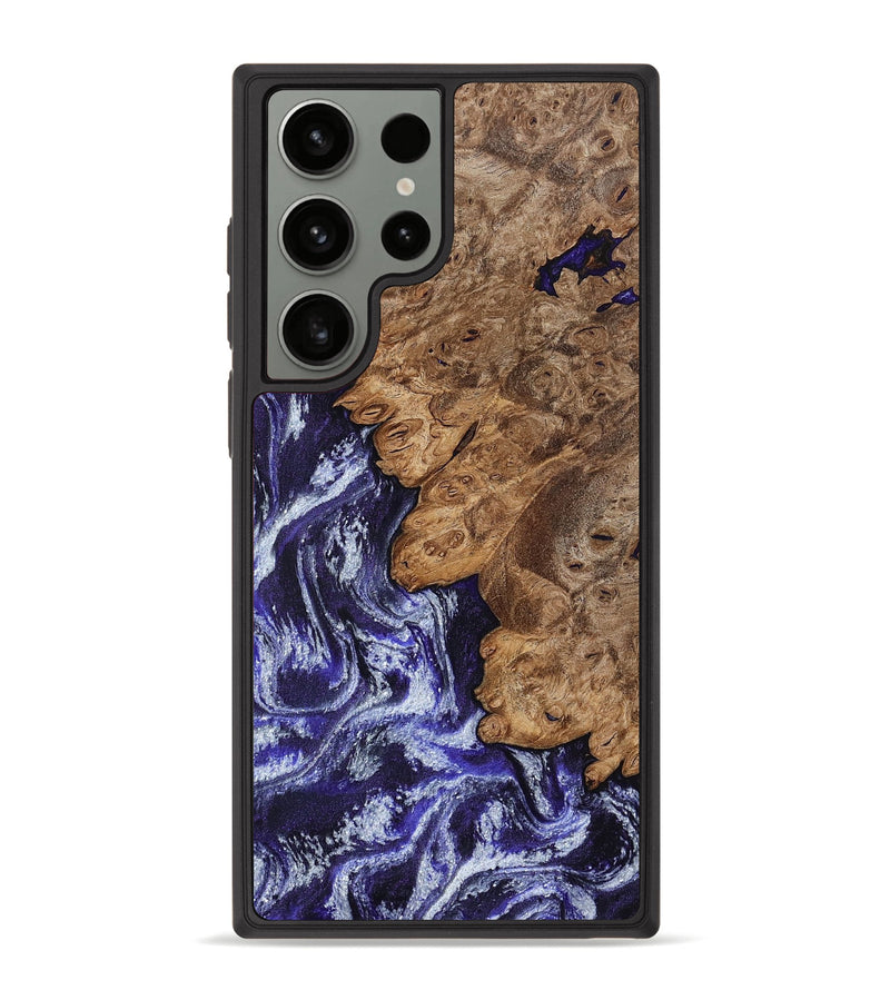 Galaxy S23 Ultra Wood Phone Case - Duke (Purple, 800605)