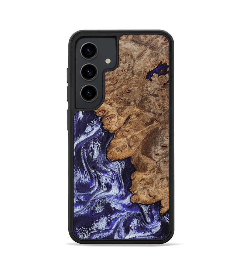 Galaxy S24 Wood Phone Case - Duke (Purple, 800605)