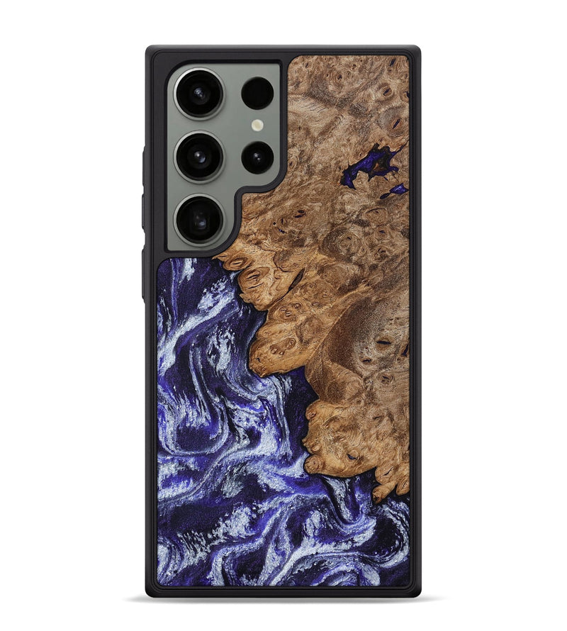 Galaxy S24 Ultra Wood Phone Case - Duke (Purple, 800605)