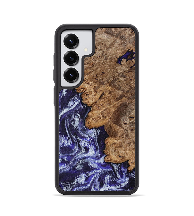 Galaxy S25 Wood Phone Case - Duke (Purple, 800605)
