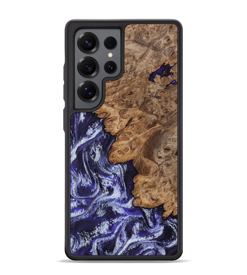 Galaxy S25 Ultra Wood Phone Case - Duke (Purple, 800605)