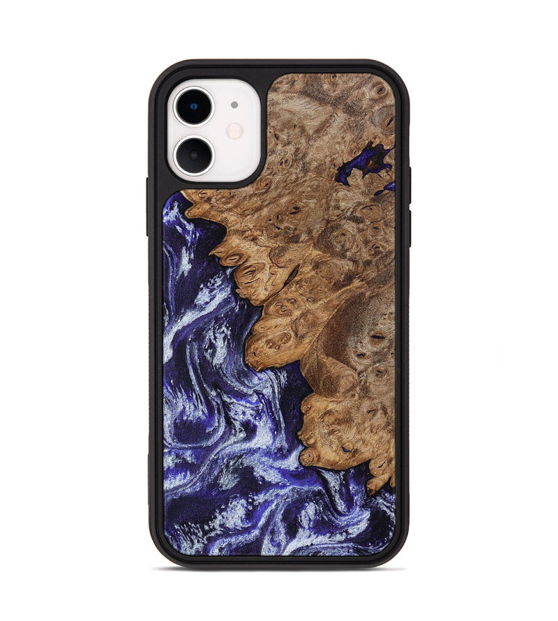 iPhone 11 Wood Phone Case - Duke (Purple, 800605)