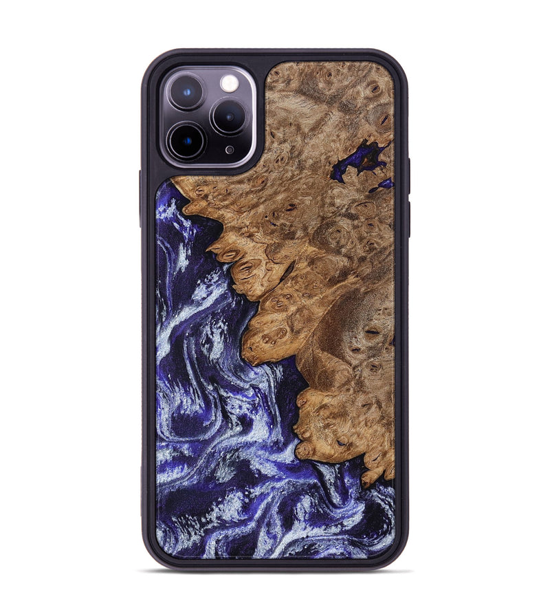 iPhone 11 Pro Max Wood Phone Case - Duke (Purple, 800605)