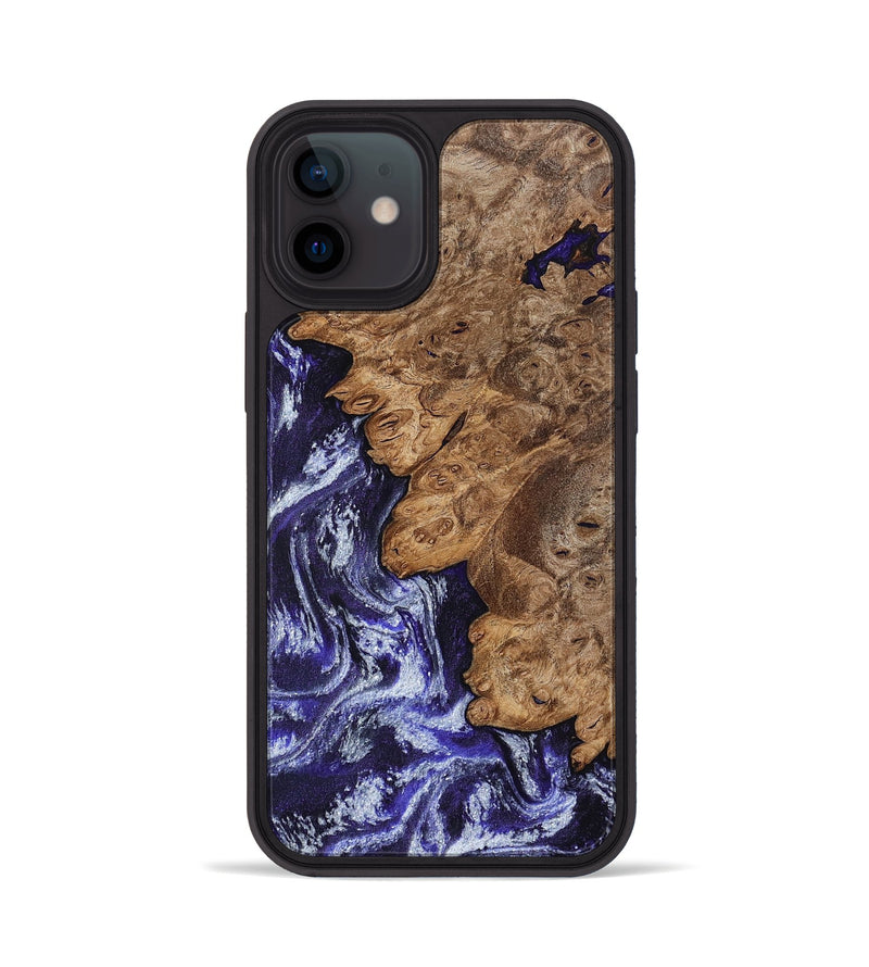 iPhone 12 Wood Phone Case - Duke (Purple, 800605)