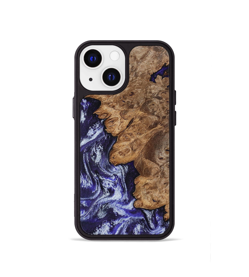 iPhone 13 mini Wood Phone Case - Duke (Purple, 800605)