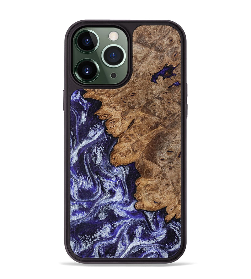 iPhone 13 Pro Max Wood Phone Case - Duke (Purple, 800605)