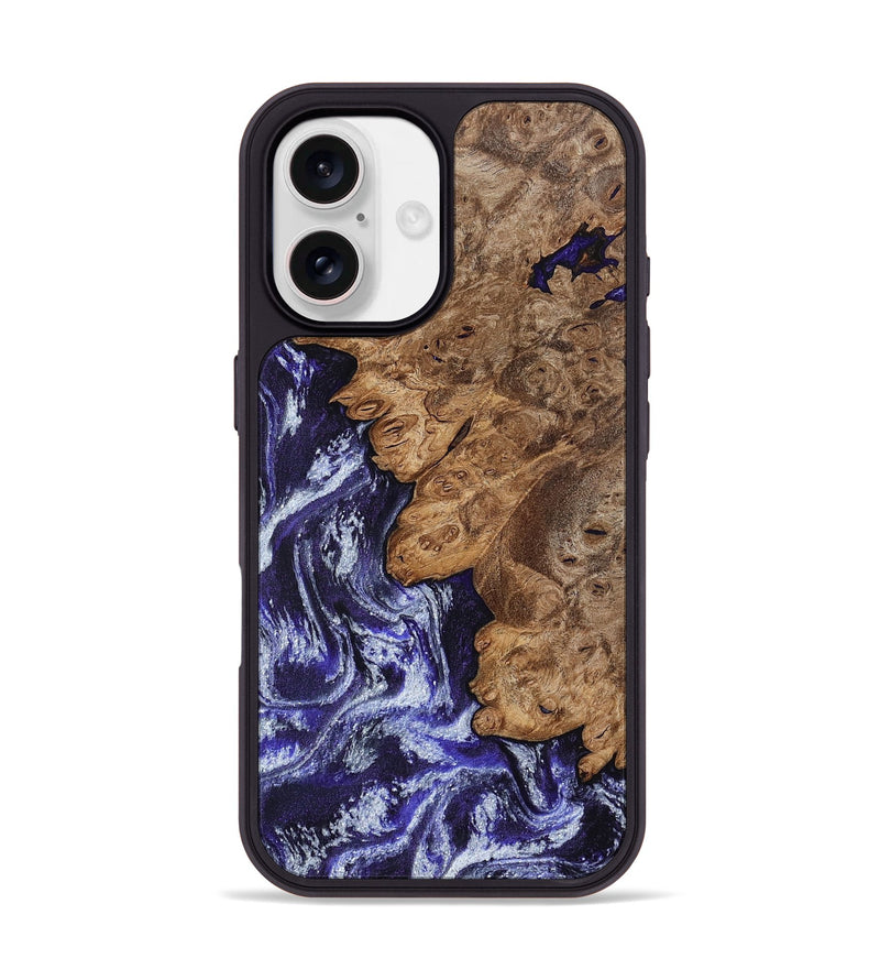 iPhone 17 Wood Phone Case - Duke (Purple, 800605)