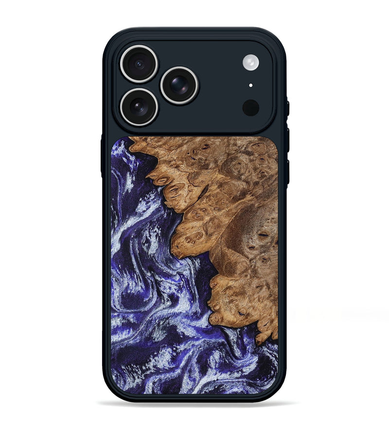 iPhone 17 Pro Max Wood Phone Case - Duke (Purple, 800605)