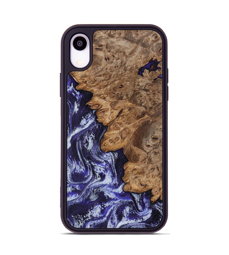 iPhone Xr Wood Phone Case - Duke (Purple, 800605)