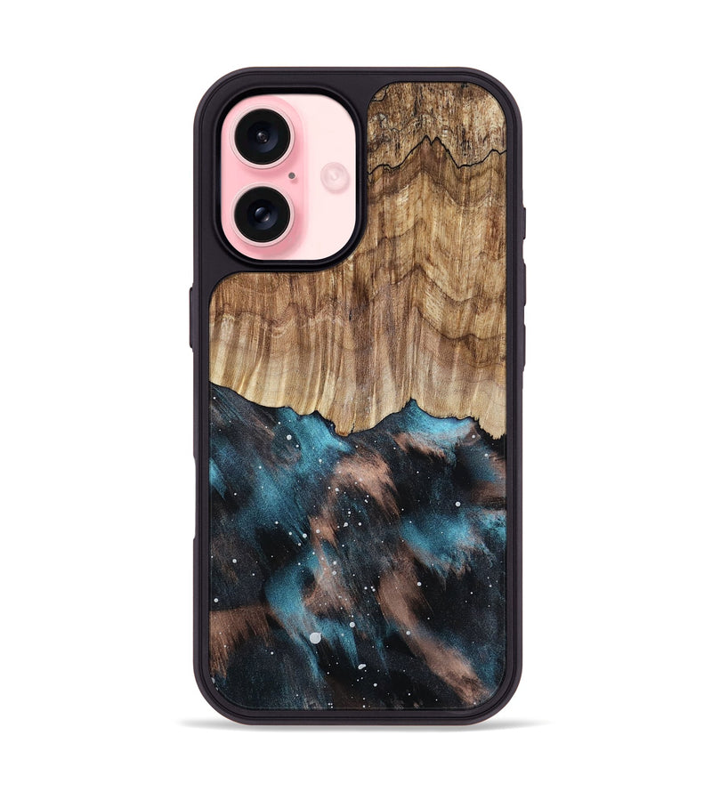 iPhone 16 Wood Phone Case - Manuel (Cosmos, 800615)