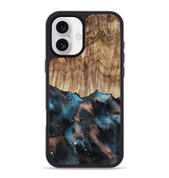 iPhone 16 Plus Wood Phone Case - Manuel (Cosmos, 800615)