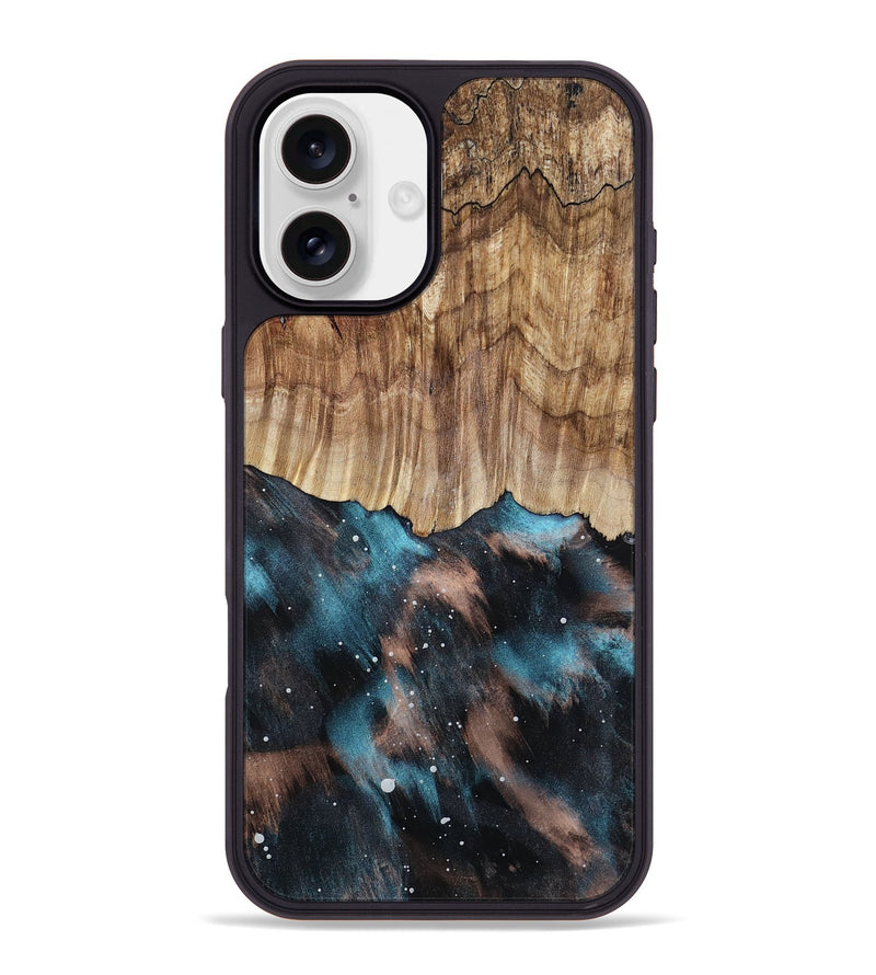 iPhone 16 Plus Wood Phone Case - Manuel (Cosmos, 800615)