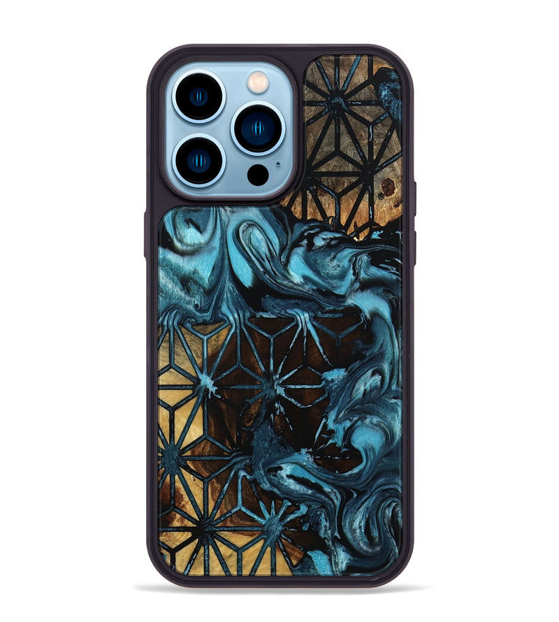 iPhone 14 Pro Max Wood Phone Case - Aspen (Pattern, 800622)