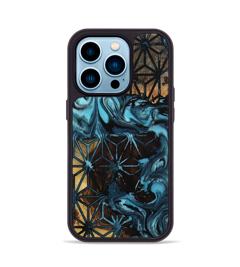 iPhone 14 Pro Wood Phone Case - Aspen (Pattern, 800622)