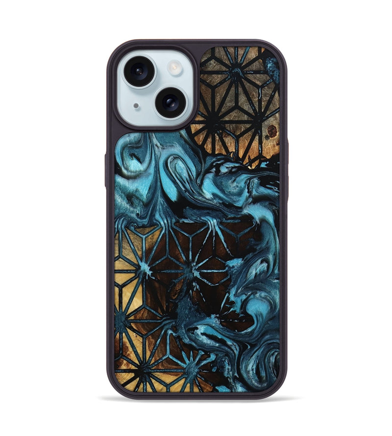 iPhone 15 Wood Phone Case - Aspen (Pattern, 800622)