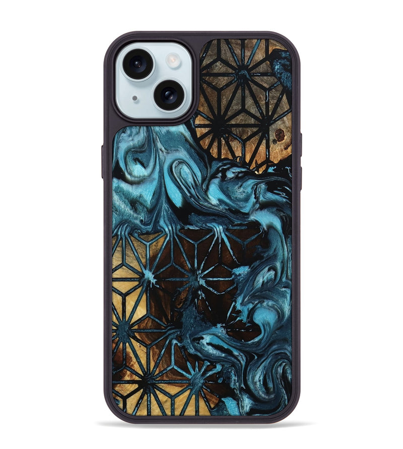 iPhone 15 Plus Wood Phone Case - Aspen (Pattern, 800622)