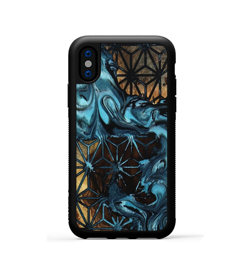 iPhone Xs Wood Phone Case - Aspen (Pattern, 800622)