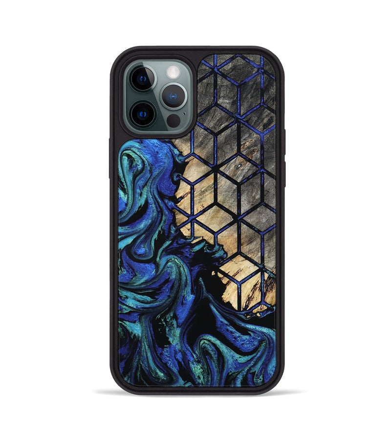 iPhone 12 Pro Wood Phone Case - Fabiola (Pattern, 800623)