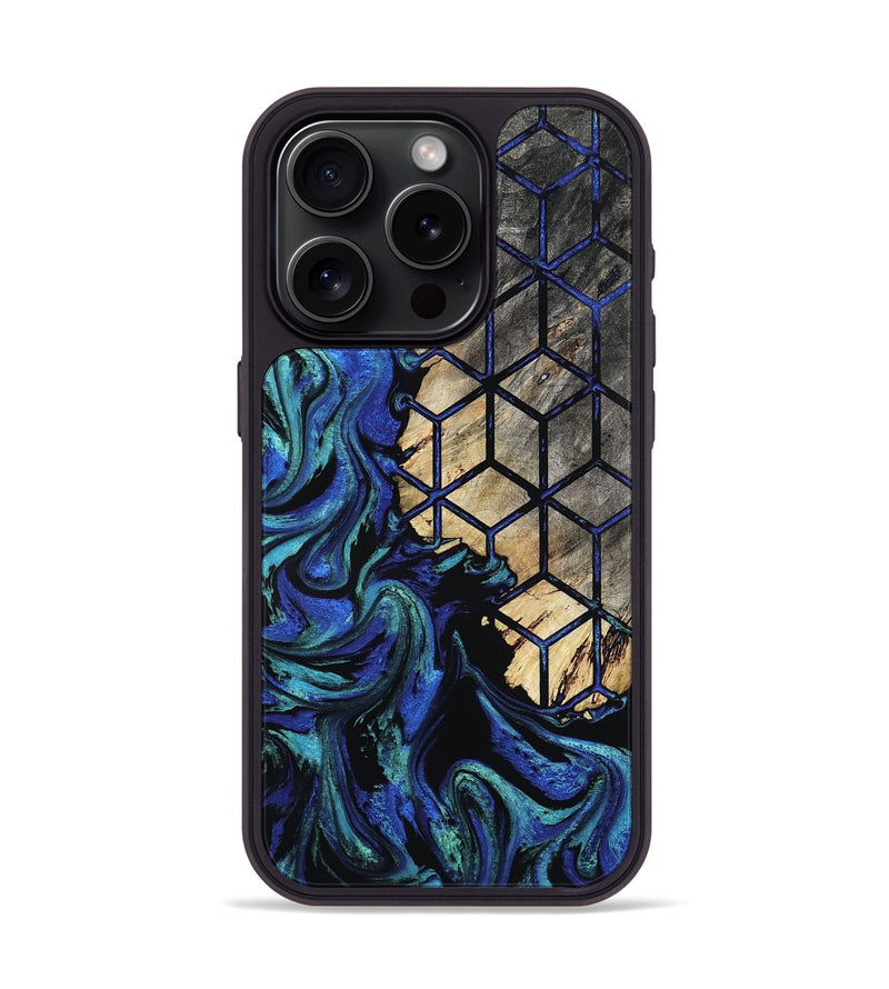 iPhone 15 Pro Wood Phone Case - Fabiola (Pattern, 800623)