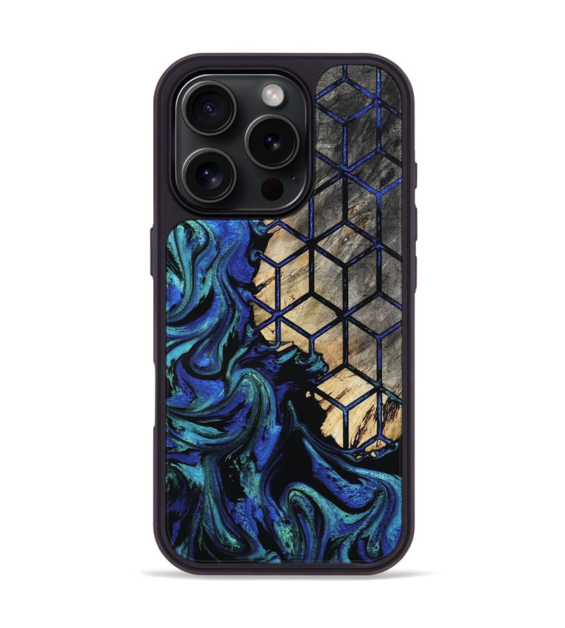 iPhone 16 Pro Wood Phone Case - Fabiola (Pattern, 800623)