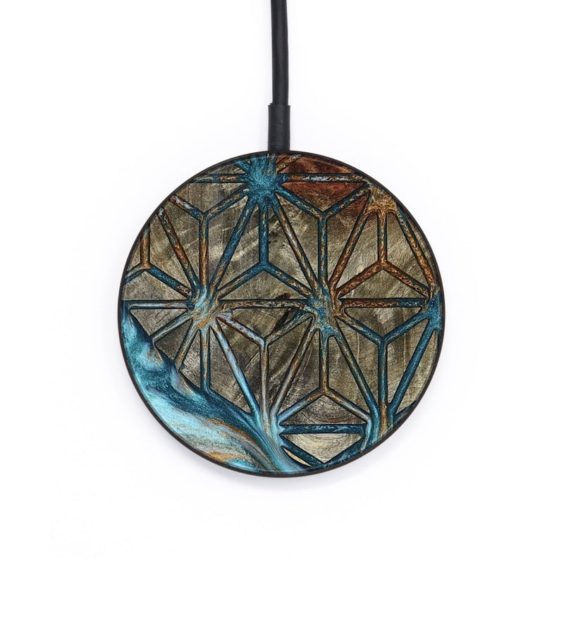 Circle Wood Wireless Charger - Talon (Pattern, 800624)