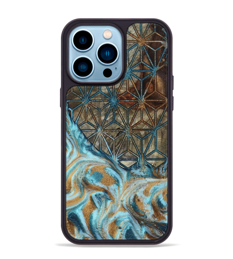 iPhone 14 Pro Max Wood Phone Case - Talon (Pattern, 800624)