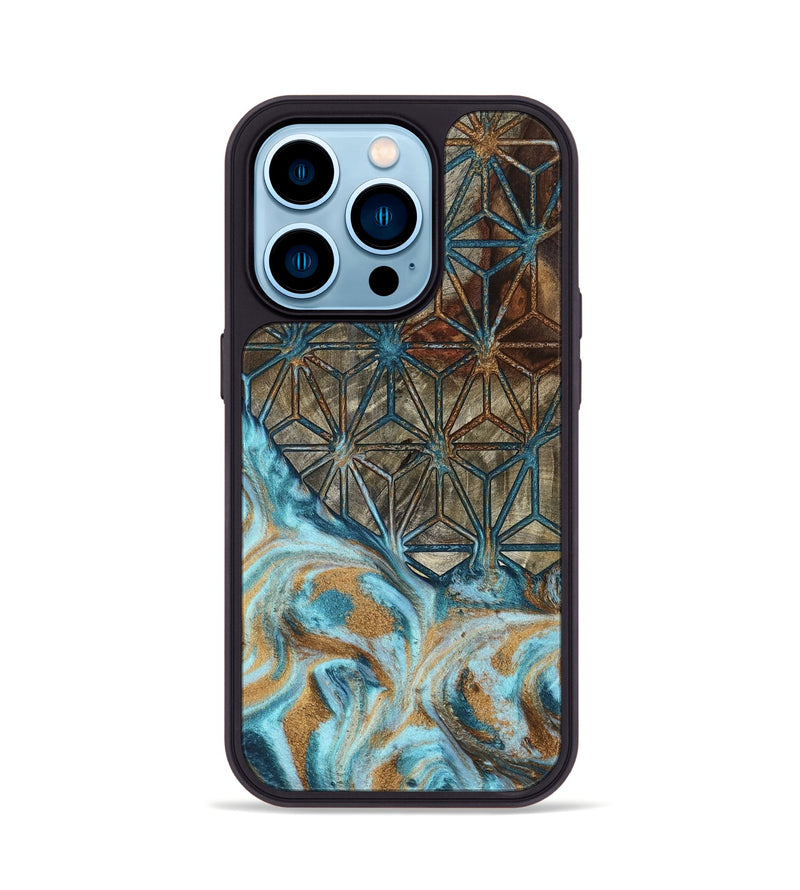 iPhone 14 Pro Wood Phone Case - Talon (Pattern, 800624)