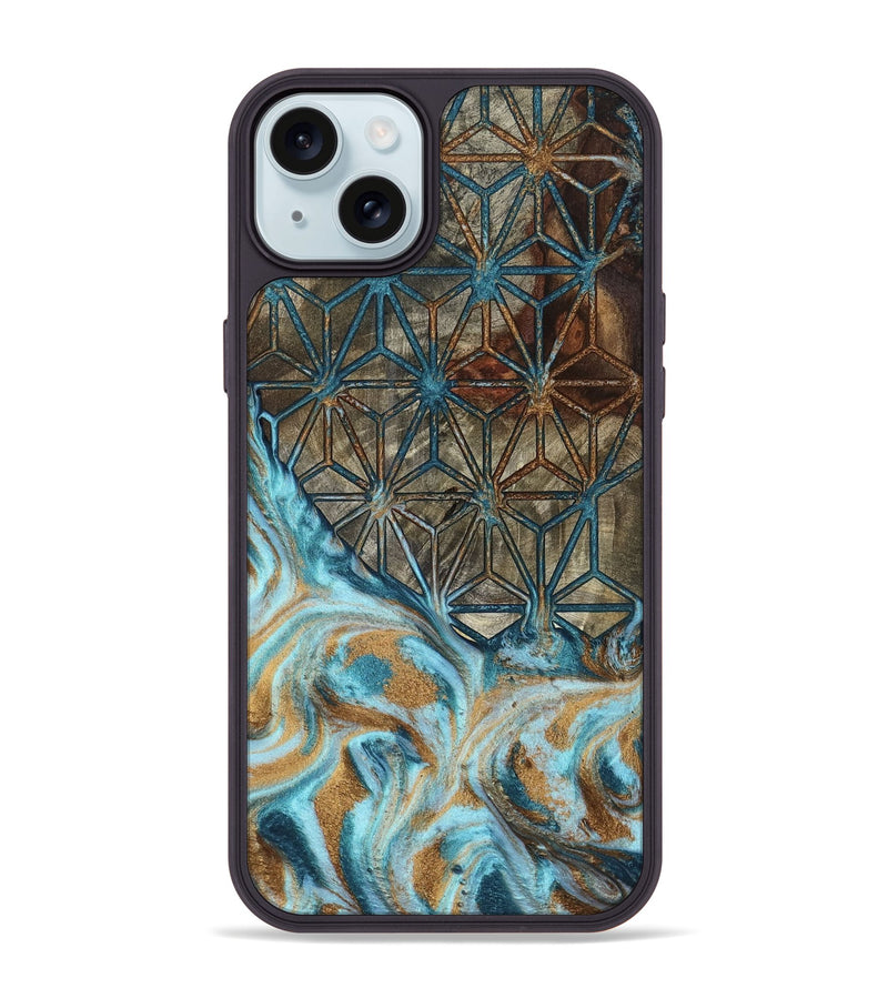 iPhone 15 Plus Wood Phone Case - Talon (Pattern, 800624)