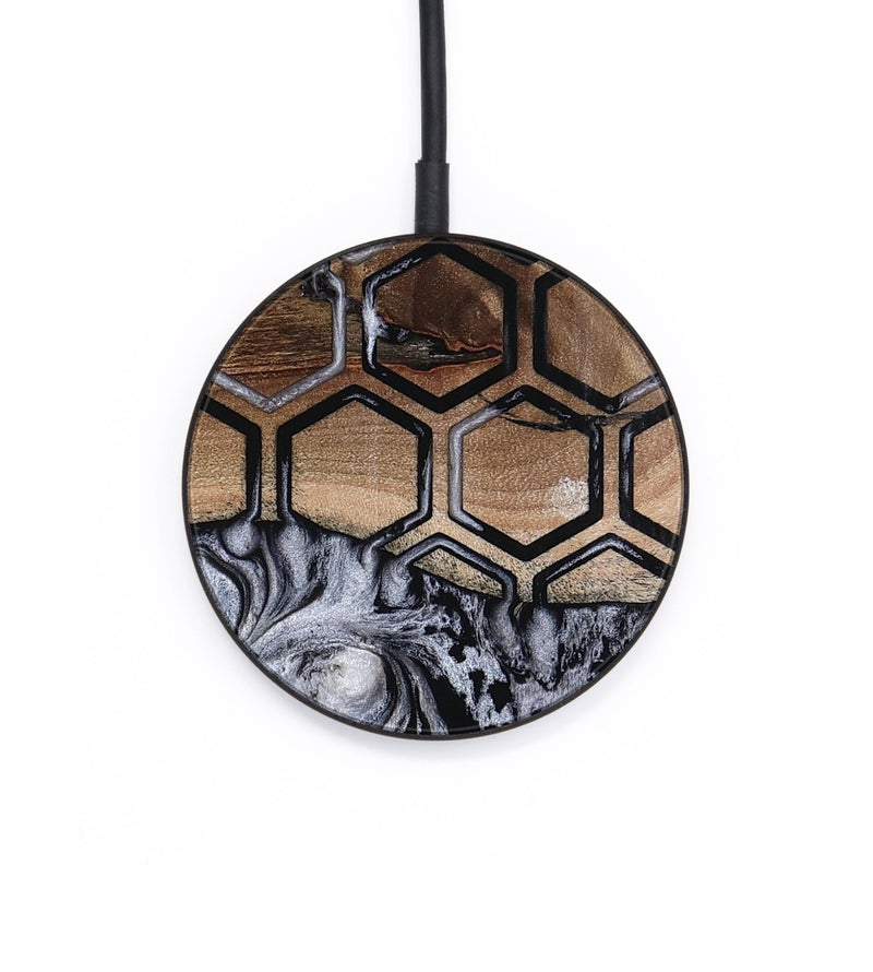 Circle Wood Wireless Charger - Taina (Pattern, 800626)