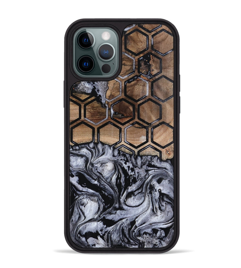 iPhone 12 Pro Max Wood Phone Case - Taina (Pattern, 800626)