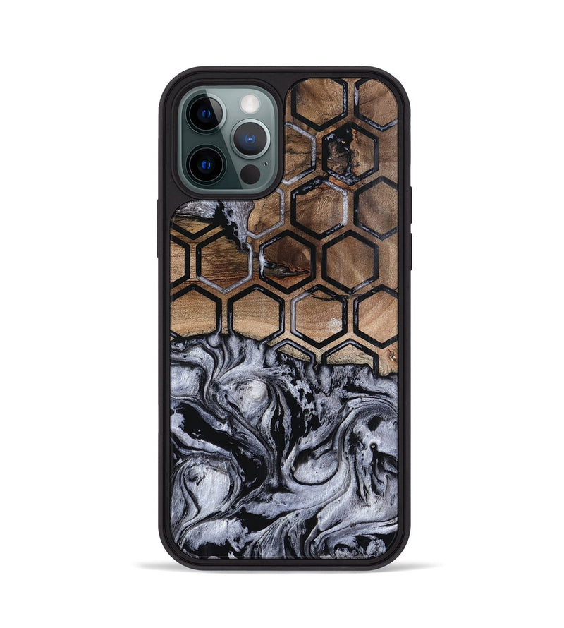 iPhone 12 Pro Wood Phone Case - Taina (Pattern, 800626)