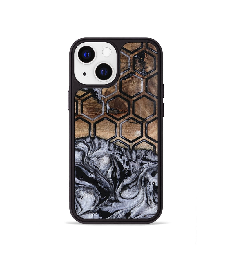 iPhone 13 mini Wood Phone Case - Taina (Pattern, 800626)