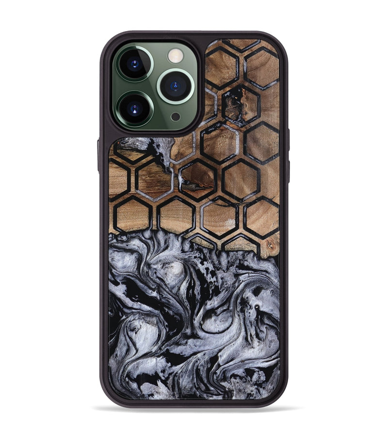 iPhone 13 Pro Max Wood Phone Case - Taina (Pattern, 800626)